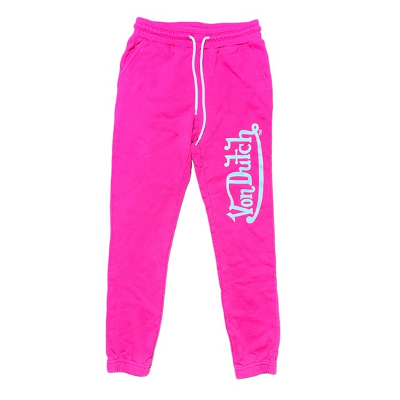 Von Dutch Pink Joggers Sweatpants Women’s XS - Picture 2 of 6